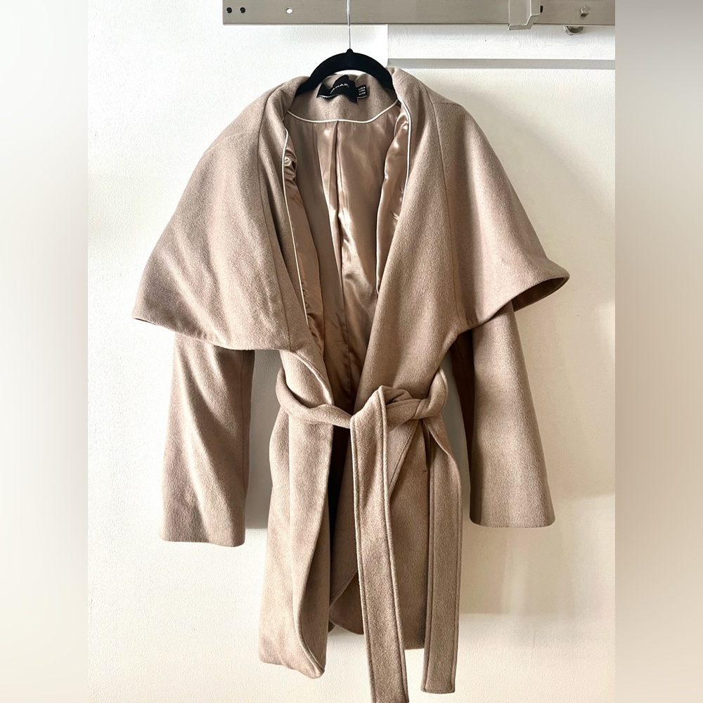 Tahari Women’s Belted Wool Coat